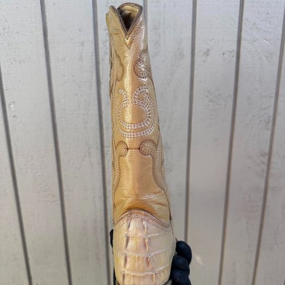 #87 Crocodile Tail Boot with Orix Detail